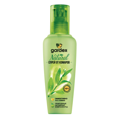 Изображение товара Средство от комаров Gardex Natural спрей 110 мл натуральный защитный репеллент
