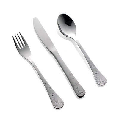 Изображение товара Набор столовых предметов HERDMAR Лунное золото для детей