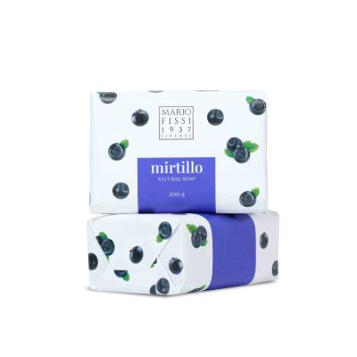 Изображение товара Мыло Mario Fissi 1937 Фрутомания Mirtillo Голубика 200 г Изображение товара Мыло Mario Fissi 1937 Фрутомания Mirtillo Голубика 200 г