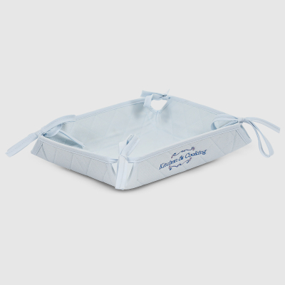 Изображение товара Корзинка для хлеба Asil Lilas 40x60см голубая хлопковая Изображение товара Корзинка для хлеба Asil Lilas 40x60см голубая хлопковая