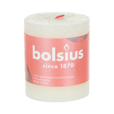 Изображение товара Декоративная свеча Bolsius Shine 8x6,8 см жемчужная для интерьера