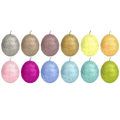 Изображение товара Декоративная свеча яйцо Kukina Raffinata 5x6 см без аромата