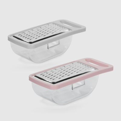 Изображение товара Терка с чашей Baroness Kitchen для сыра и овощей в ассортименте