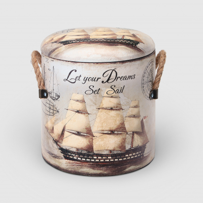 Изображение товара Пуф декоративный Grand forest парусник 30x30x31 см