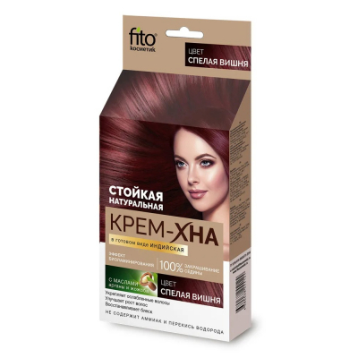 Изображение товара Крем-хна Фитокосметик Индийская спелая вишня 50мл
