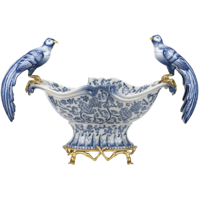 Изображение товара Чаша с птичками Glasar 61х28х39 см