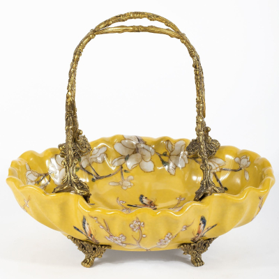 Изображение товара Корзиночка на ножках Glasar 21х17х19 см