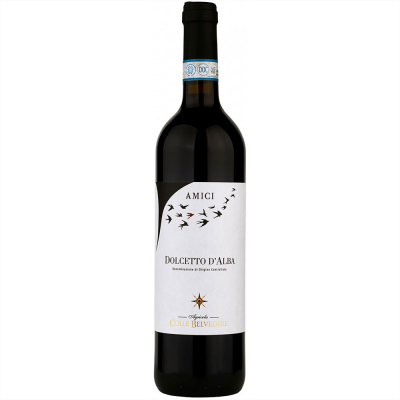 Изображение товара Вино красное сухое Colle Belvedere, "Amici" Dolcetto d'Alba DOC,  0,75 л