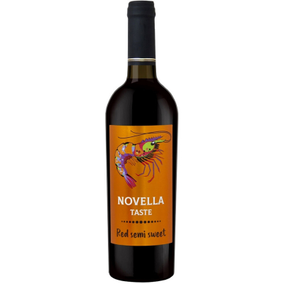 Изображение товара Вино красное полусладкое Dolina, "Novella" Taste Red Semi-Sweet 0.75л