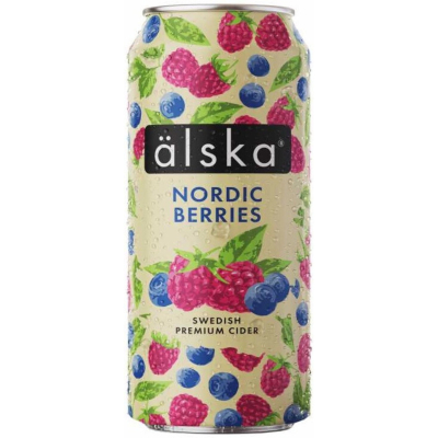 Изображение товара Сидр "Alska" Nordic Berries, банка, 0.44 л