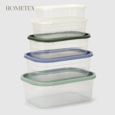 Изображение товара Набор контейнеров Hometex mini 5 шт 4.92 л для хранения продуктов Изображение товара Набор контейнеров Hometex mini 5 шт 4.92 л для хранения продуктов