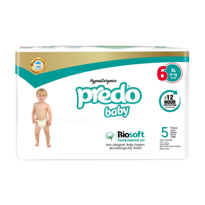 Изображение товара Подгузники Predo Baby №6 Large Size 15+ кг 5 шт для детей