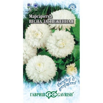 Изображение товара Семена Гавриш Маргаритка Весна заснеженнаяx 0,02 г серия Устойчив к заморозкам! Изображение товара Семена Гавриш Маргаритка Весна заснеженнаяx 0,02 г серия Устойчив к заморозкам!