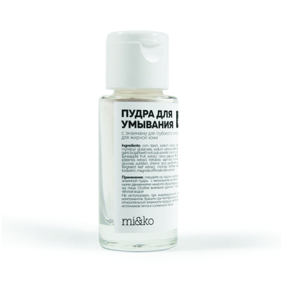 Изображение товара Пудра для умывания с энзимами для жирной кожи Mi&ko 17 г натуральное средство