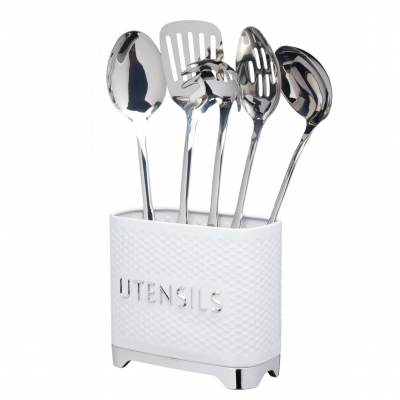 Изображение товара Органайзер Kitchen Craft Lovello Retro Ice White для кухни металлический Изображение товара Органайзер Kitchen Craft Lovello Retro Ice White для кухни металлический