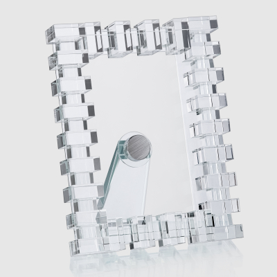 Изображение товара Фоторамка Crocus хрустальная, для фотографии 10x15 см, размер 16,5х11,5х23 см