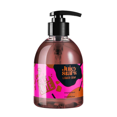 Изображение товара Жидкое мыло Juicy Stars шоколад 300 мл для приятного ухода за кожей рук Изображение товара Жидкое мыло Juicy Stars шоколад 300 мл для приятного ухода за кожей рук