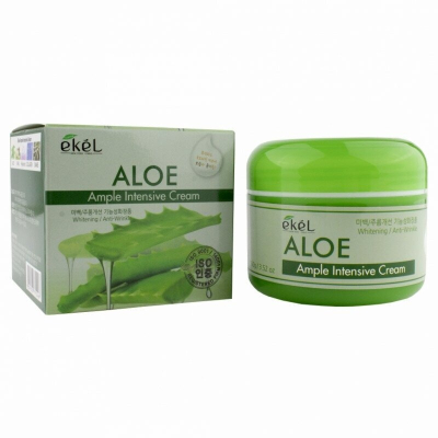 Изображение товара Увлажняющий крем для лица с алоэ вера Ekel 100 г - легкий и питательный уход