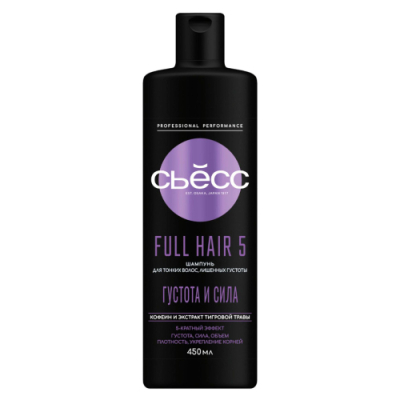 Изображение товара Шампунь Syoss Full Hair 5 для объема и укрепления тонких волос 500 мл Изображение товара Шампунь Syoss Full Hair 5 для объема и укрепления тонких волос 500 мл