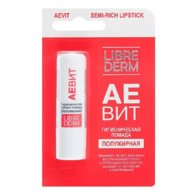 Изображение товара Бальзам Librederm АЕвит для губ полужирный 4г