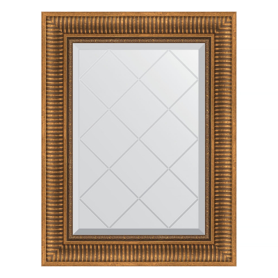 Изображение товара Зеркало с гравировкой в багетной раме Evoform бронзовый акведук 57x75 см