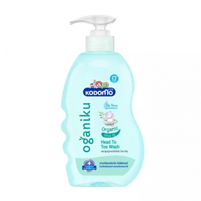 Изображение товара Шампунь-гель Lion детский от макушки до пяток, с 0 месяцев без слез, с оливковым маслом, с дозатором, 400 мл