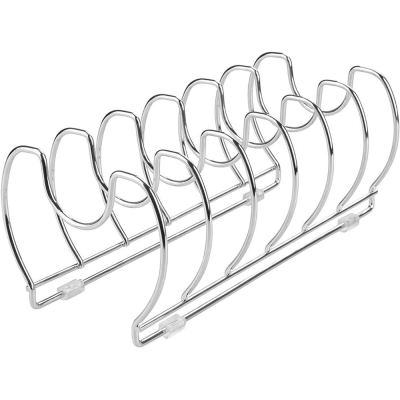 Изображение товара Держатель Interdesign для крышек, сковородок и разделочных досок, хромированная сталь 33,5х16,1х13,13 см