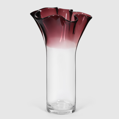 Изображение товара Ваза Tognana Bizzare фиолетовая 32 см из стекла современный дизайн