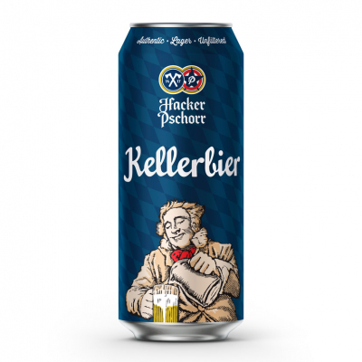 Изображение товара Пиво светлое нефильтрованное Hacker-Pschorr Munchner Kellerbier 0,5 л