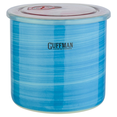 Изображение товара Банка для сыпучих продуктов Guffman Ceramics 1 л голубая герметичная Изображение товара Банка для сыпучих продуктов Guffman Ceramics 1 л голубая герметичная