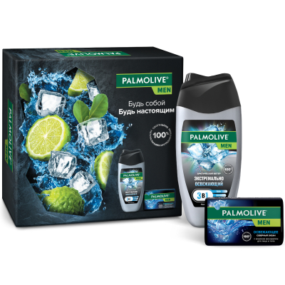 Изображение товара Подарочный набор Palmolive Men Арктический Ветер и Северный океан 2 предмета Изображение товара Подарочный набор Palmolive Men Арктический Ветер и Северный океан 2 предмета