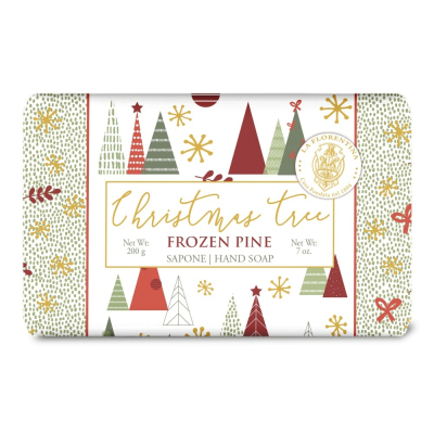 Изображение товара Тверое мыло La Florentina Christmas tree Frozen pine 200 г с хвойным ароматом Изображение товара Тверое мыло La Florentina Christmas tree Frozen pine 200 г с хвойным ароматом