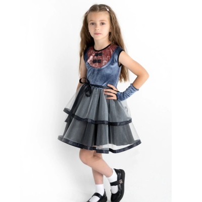 Изображение товара Карнавальный костюм мышки для девочки Larisol Kids 152 см серый