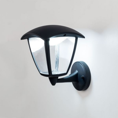 Изображение товара Уличный настенный светильник Citilux clu04w1, металлик, 7 Вт, теплый свет, черный