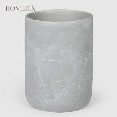 Изображение товара Стакан для зубных щеток Hometex из керамики пузырьковая глазурь