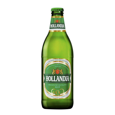 Изображение товара Пиво светлое фильтрованное Hollandia 4,8% 0,45 л