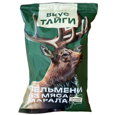 Изображение товара Пельмени Хозяин Алтая из мяса марала 800 г Изображение товара Пельмени Хозяин Алтая из мяса марала 800 г