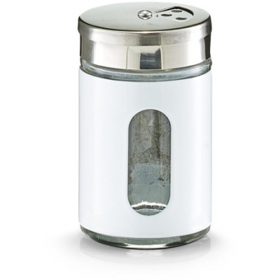 Изображение товара Емкость для специй Zeller стекло и металл белая 8,5 см Германия