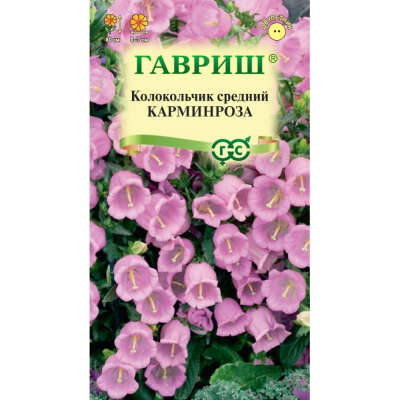 Изображение товара Семена Гавриш Колокольчик Карминроза (средний)x 0,05 г DH