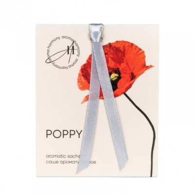 Изображение товара Ароматическое саше AromaHarmony Poppy 10 гр натуральный аромат для интерьера