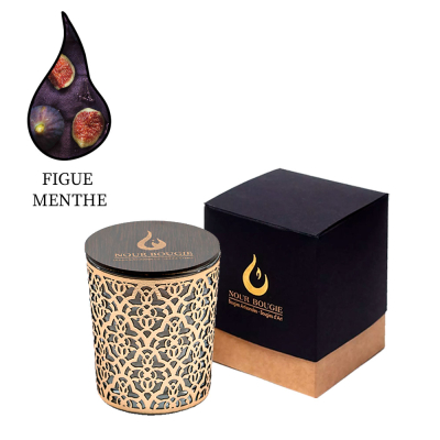 Изображение товара Аромасвеча Nour Bougie Stockholm Figue menthe 450 г натуральные материалы Изображение товара Аромасвеча Nour Bougie Stockholm Figue menthe 450 г натуральные материалы