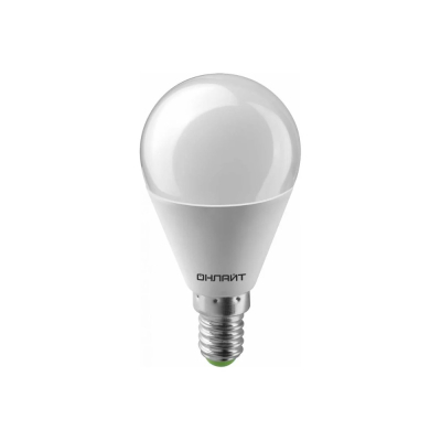 Изображение товара Лампа Онлайт led шарик 8 вт е14 холодная