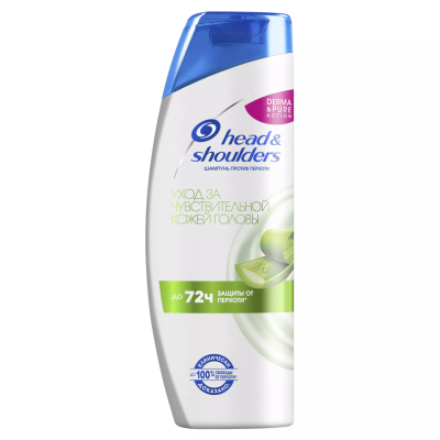 Изображение товара Шампунь для чувствительной кожи Head & Shoulders 360 мл против перхоти Изображение товара Шампунь для чувствительной кожи Head & Shoulders 360 мл против перхоти