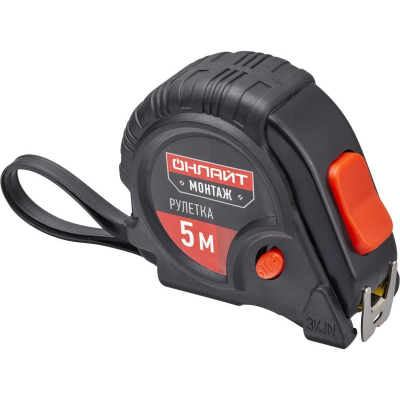 Изображение товара Рулетка Онлайт OMT-Ru02 5мх19мм пластиковая цепкая фиксация