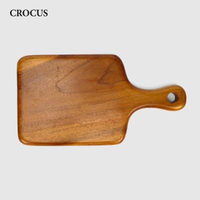 Изображение товара Доска разделочная Crocus квадратная Kotak с ручкой из тика