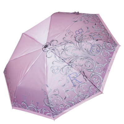 Изображение товара Женский автоматический зонт Fabretti с тройным сложением и сатиновым дизайном