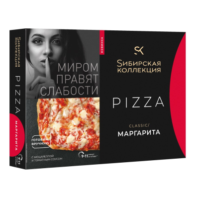 Изображение товара Пицца classic Сибирская Коллекция Маргарита 365гр Изображение товара Пицца classic Сибирская Коллекция Маргарита 365гр