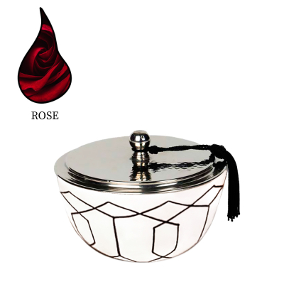 Изображение товара Аромасвеча Nour Bougie Tellus Rose 548 г - ароматическая свеча из Марокко