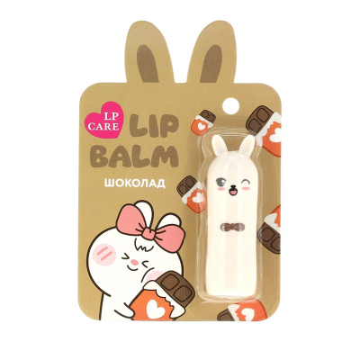 Изображение товара Бальзам для губ LP Care Bunny шоколад 3 г для увлажнения и защиты Изображение товара Бальзам для губ LP Care Bunny шоколад 3 г для увлажнения и защиты