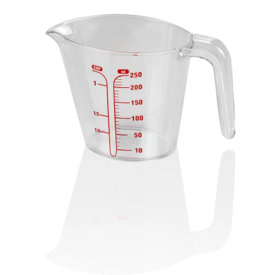Изображение товара Мерный пластиковый кувшин Sun Plastik Neon 250 мл для кухни и напитков